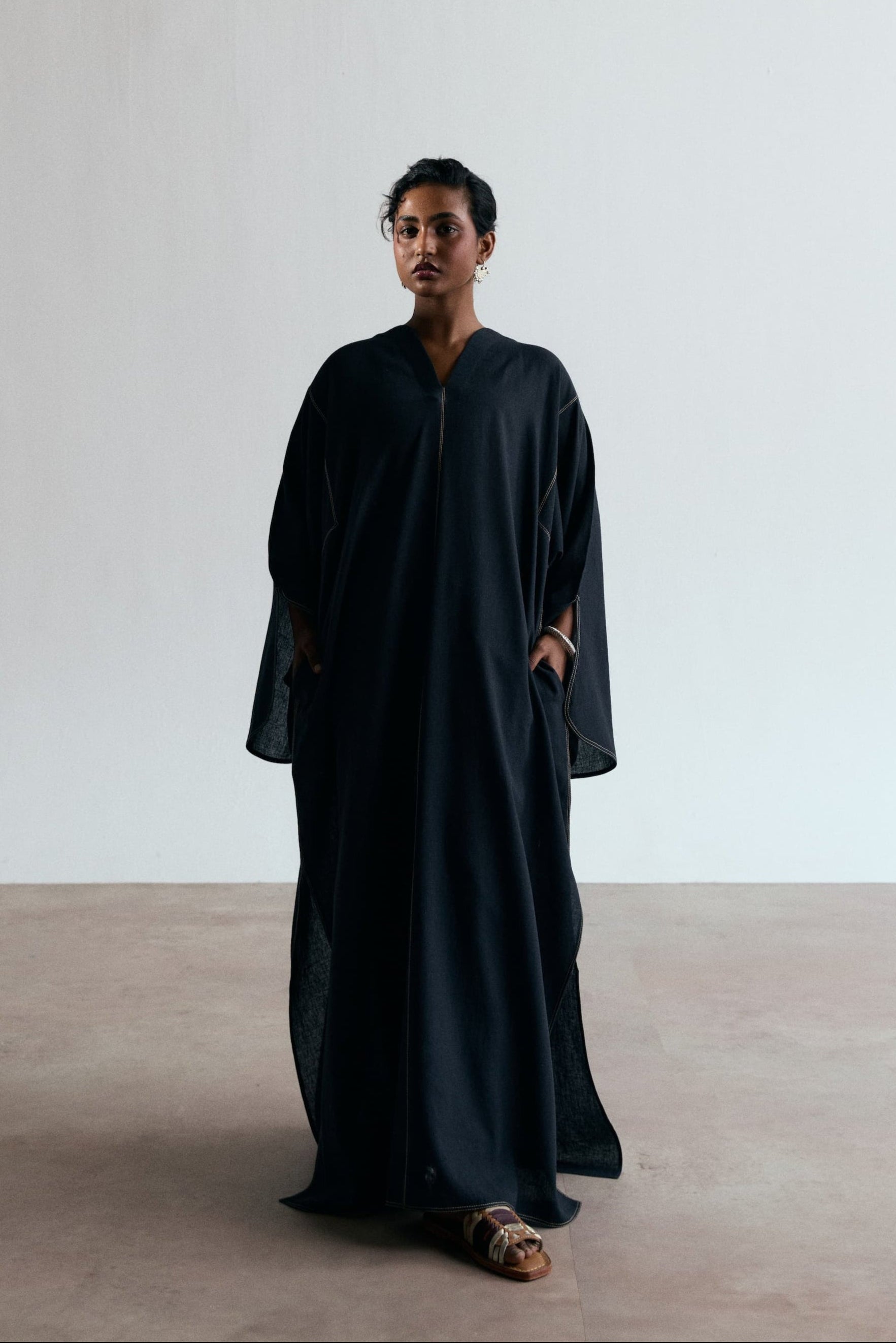 Ebony Kaftan Set