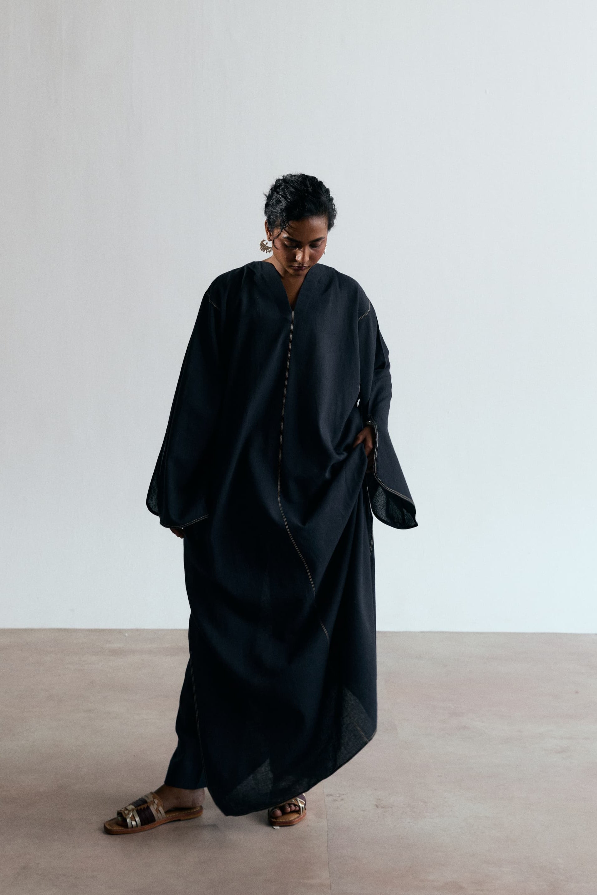 Ebony Kaftan Set