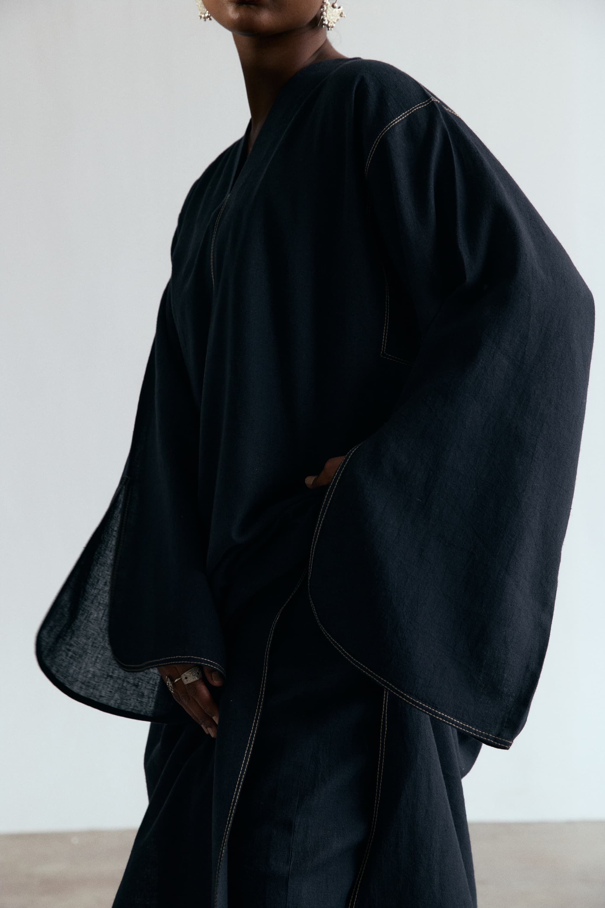 Ebony Kaftan Set