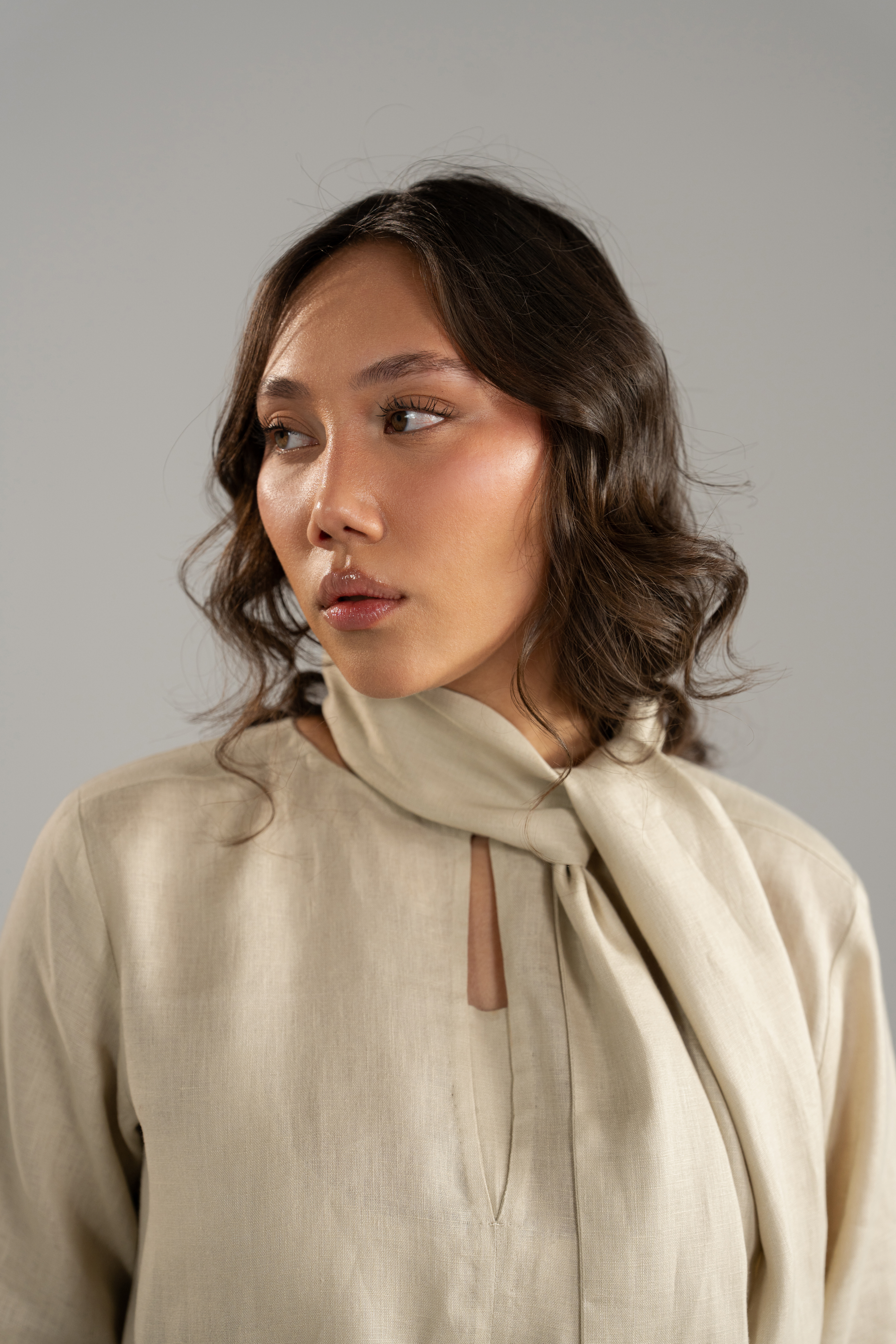Keyhole Blouse and Balloon Trouser Co-ord