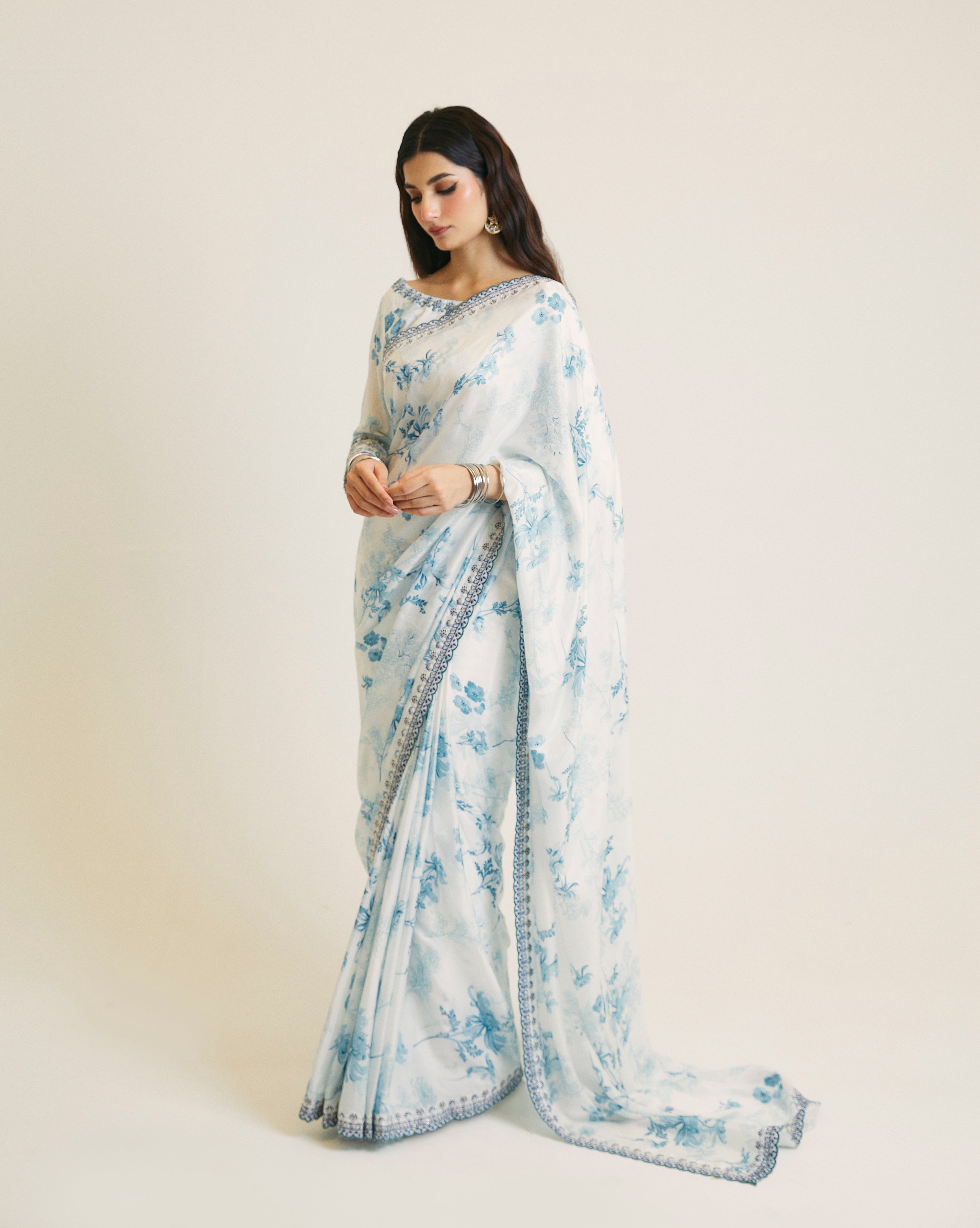 Blue Sari Set